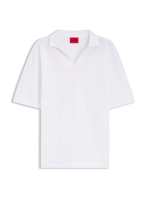 HUGO RELAXED-FIT POLO IN BREATHABLE COTTON