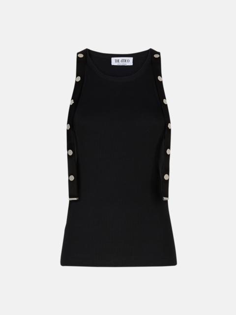 THE ATTICO BLACK TANK TOP