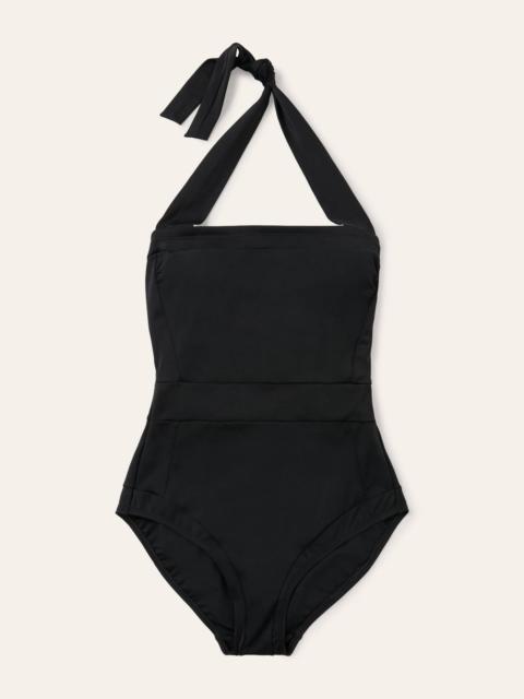 BODEN Santorini Halterneck Swimsuit-Black