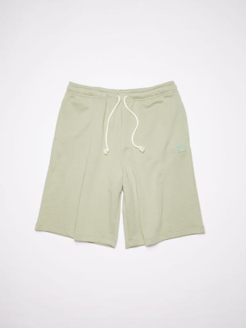 Acne Studios Fleece sweat shorts - Eucalyptus green
