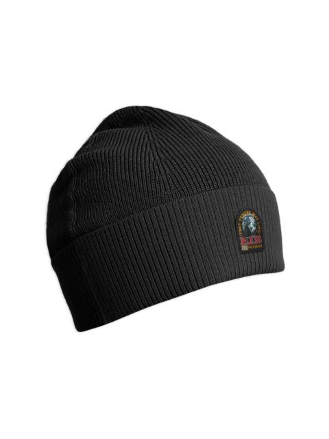 PARAJUMPERS logo-patch beanie hat