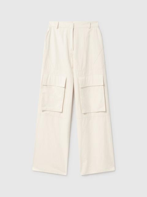 Stella McCartney Washed Cotton Cargo Trousers