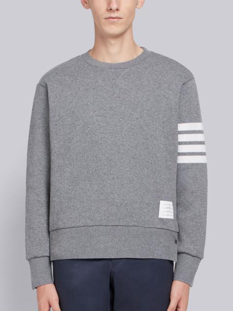 Relaxed Fit Engineered 4-Bar Stripe Cashmere Shell Sweatshirt