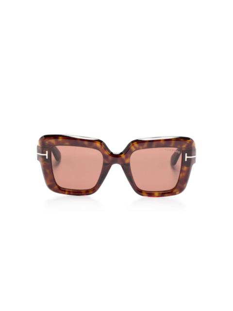 square-frame sunglasses