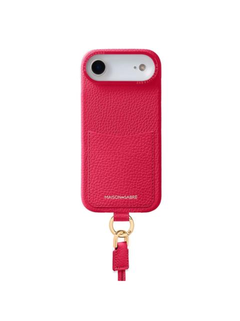 MAISON de SABRÉ The Sling leather iPhone 17 air case