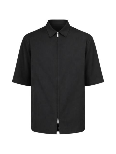 BARENA Prama Casual short-sleeve zip-up jacket