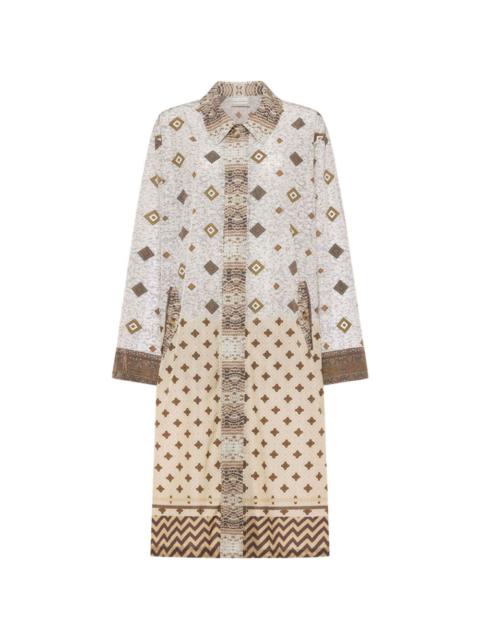 Pierre-Louis Mascia Integmosfre geometric-print coat