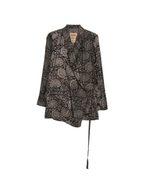 UMA WANG Khloe floral-print tie jacket