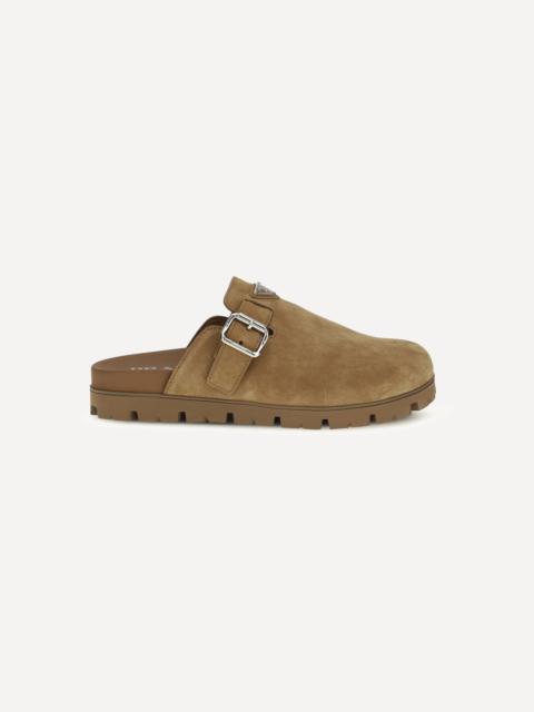 Prada Suede Mules