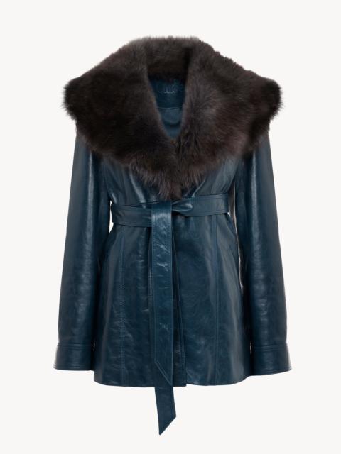 Chloé SHORT COAT IN LEATHER