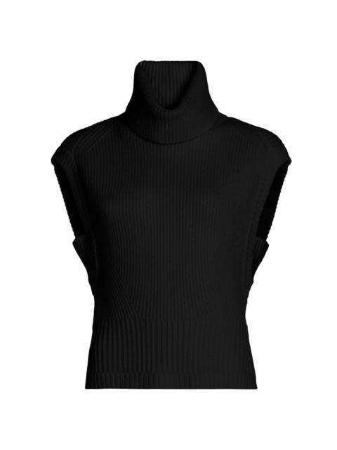 SIMKHAI Women's Maple Ribbed Sleeveless Top - Black