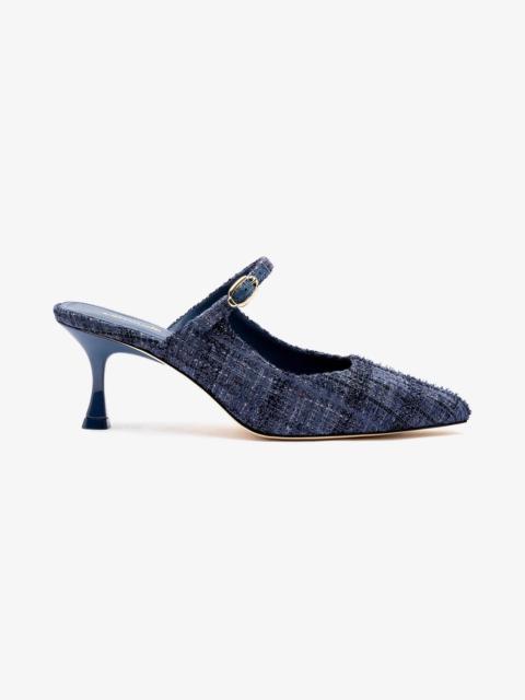 Larroudé Ines Mule In Marlin Tweed