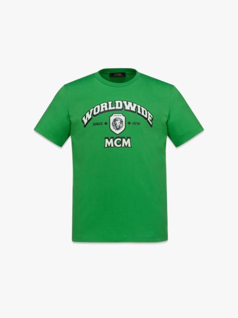 MCM MCM Worldwide Print T-Shirt in Organic Cotton