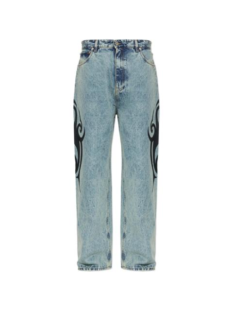VETEMENTS Vetements Graphic-print Jeans