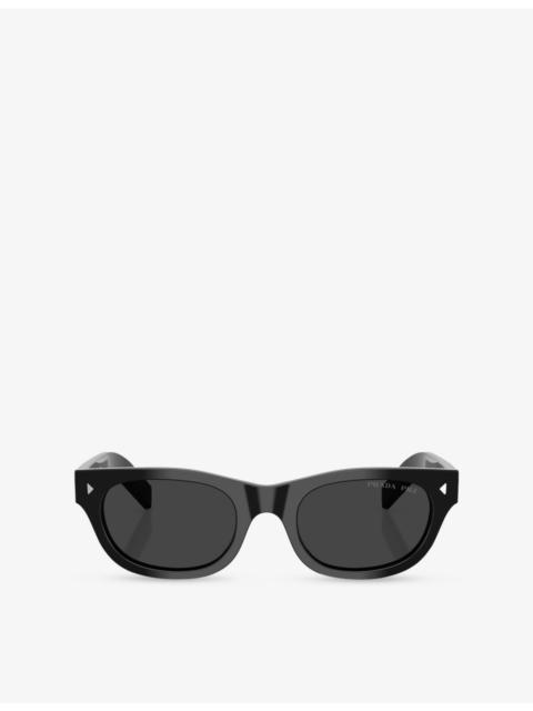 Prada PR C09S Cat-Eye Acetate Sunglasses