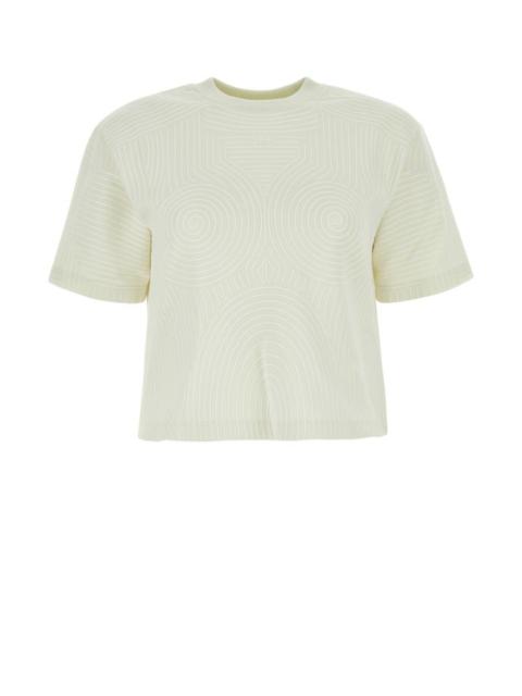 Ivory cotton oversize t-shirt