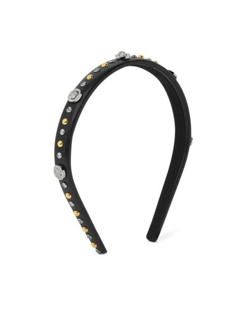 VERSACE Medusa Head studded headband