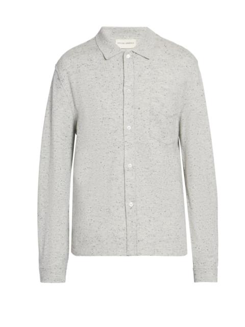 OFFICINE GÉNÉRALE Men Gareth Wool-Cashmere Cardigan - Light Heather Grey