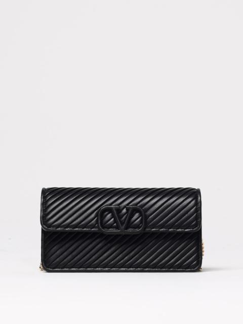Valentino Valentino Garavani Locò pleated Nappa leather crossbody bag