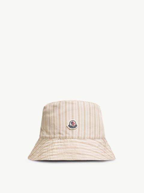 Reversible Striped Cotton Bucket hat