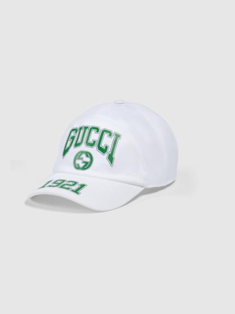 GUCCI Gucci print cotton baseball hat
