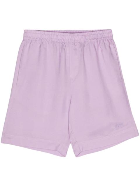 logo-embroidered shorts