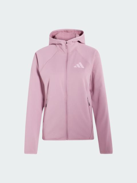adidas Terrex Xperior CLIMAWARM+ Ventknit Fleece Hooded Jacket