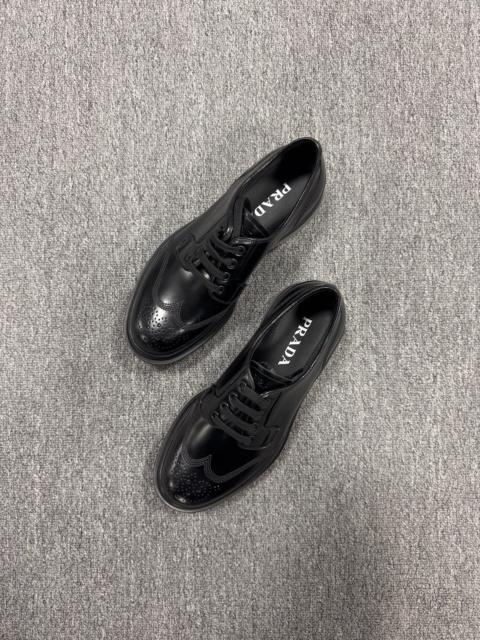 Prada Prada Air Cushion Brogue Derby Shoes