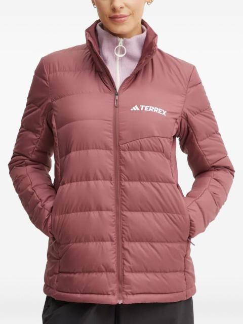 adidas Terrex high-neck quilted jacket