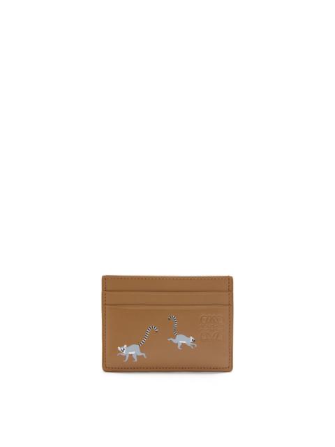 Loewe Lemur plain cardholder in satin calfskin