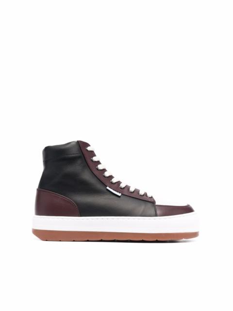 SUNNEI chunky-sole high top sneakers