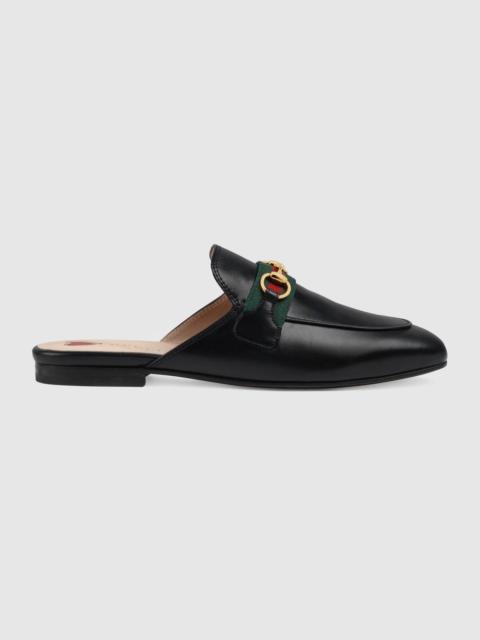 GUCCI Women's Princetown leather slipper