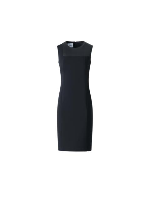 AKRIS Women's Colorblocked Stretch-Jersey Knee-Length Dress - Black