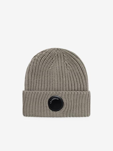 C.P. Company Lens-detail ribbed-knit beanie hat