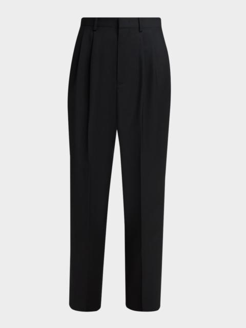 Jil Sander Pleated Wool-Mohair Trousers