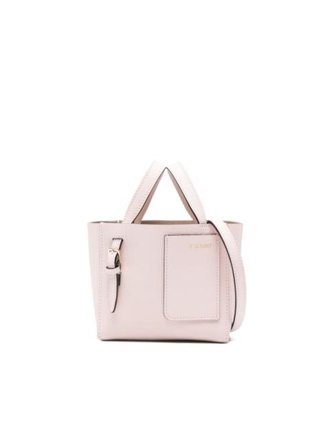 Valextra buckle pocket tote bag