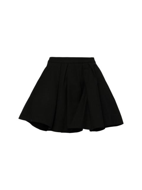 SHUSHU/TONG pleat-detail mini skirt