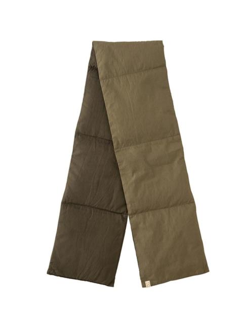 visvim MIL DOWN MUFFLER OLIVE