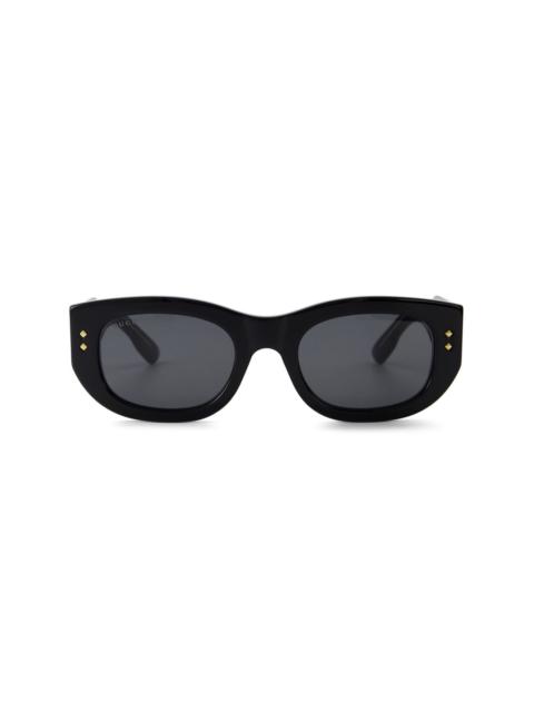 GUCCI rectangle-frame tinted sunglasses