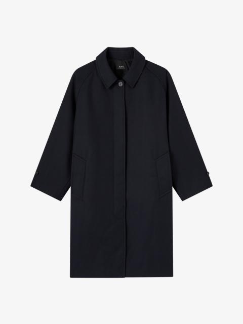 A.P.C. WATER-REPELLENT WOOL MAC