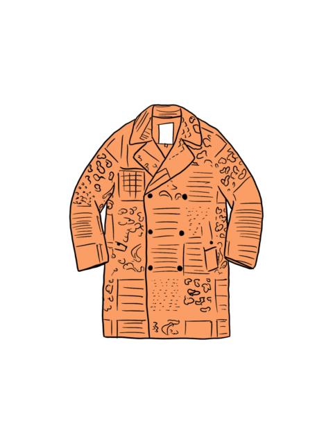 Supreme Supreme Military Trench Coat Peach Paisley