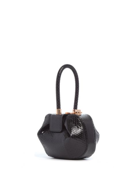 GABRIELA HEARST Demi Bag in Black Snakeskin