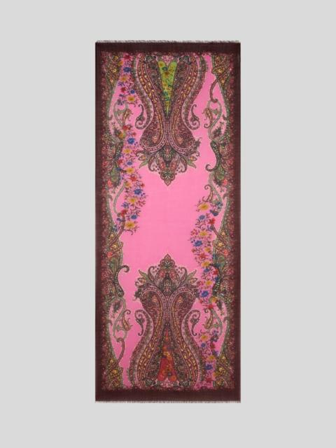 Etro PRINTED CASHMERE SCARF