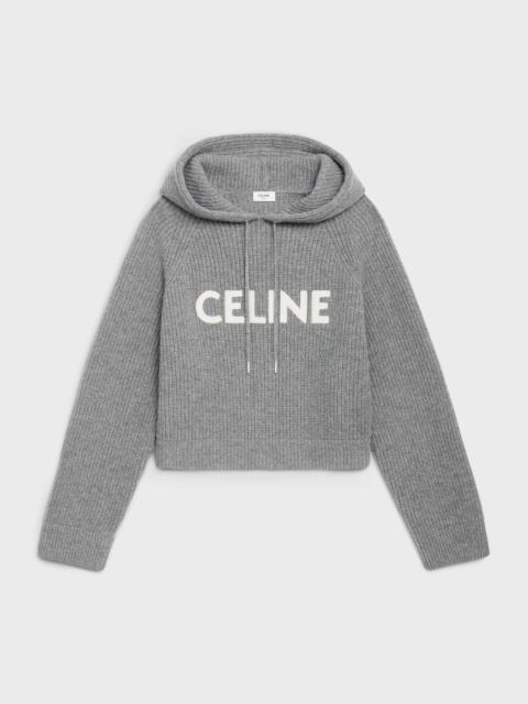 CELINE CELINE SWEATER WITH HOOD IN WOOL