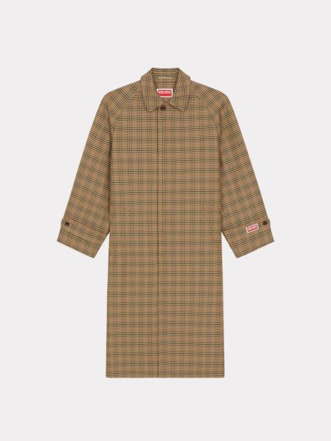 KENZO Checked trench coat