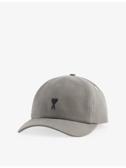 AMI Paris Embroidered-Logo Cotton Baseball Cap