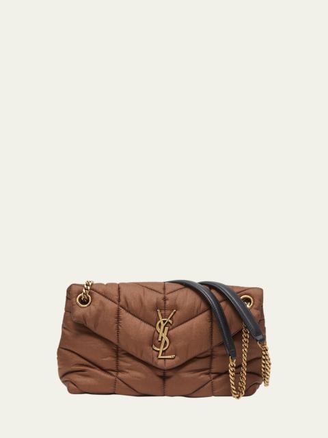 Small YSL Quilted Nylon Shoulder Bag