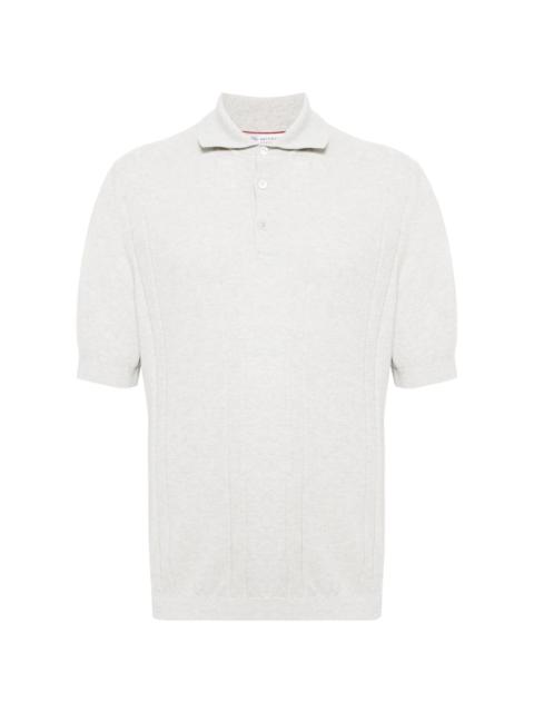 knitted polo shirt