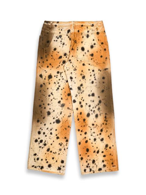 ECKHAUS LATTA Eckhaus Latta Abstract Cheetah Wide Leg Jean Cheetah