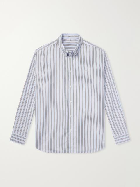 Loewe Striped Cotton-Poplin Shirt